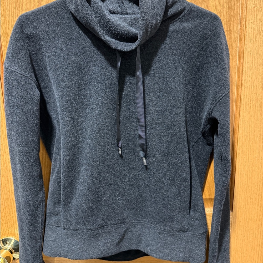 Lululemon Charcoal Cowl Neck Sweater